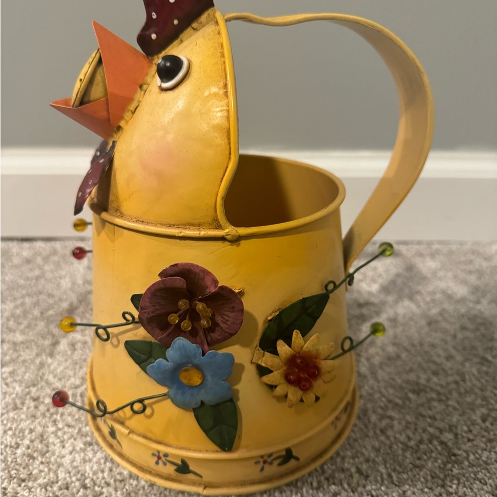Metal Chicken Watering Can